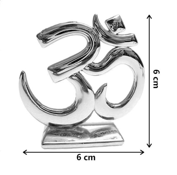 Silver Om Car Dashboard