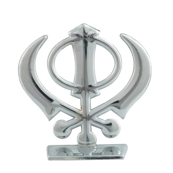 Khanda Sahib Idol Car Dashboard