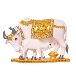 Kamadhenu Cow Car Dashboard idol