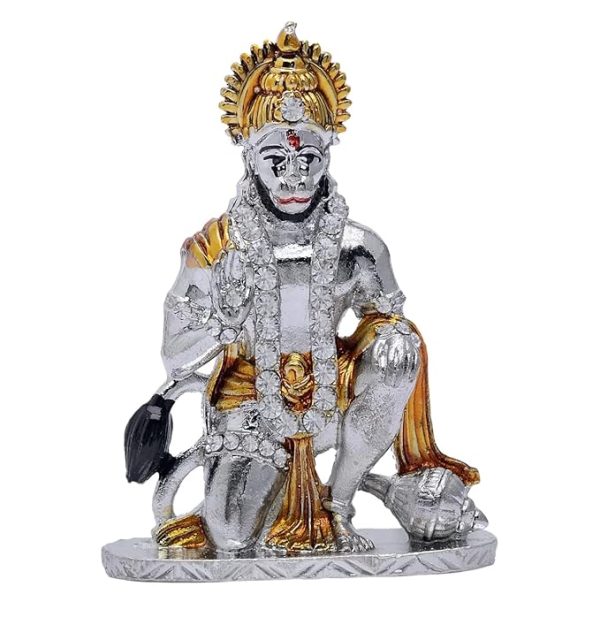 Hanuman Metal Idol for car Dashboard