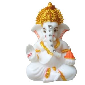 Ladoo Ganesh Car Dashboard Idol